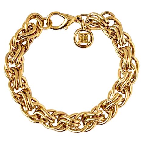 vintage givenchy twisted bracelet|vintage givenchy brooch.